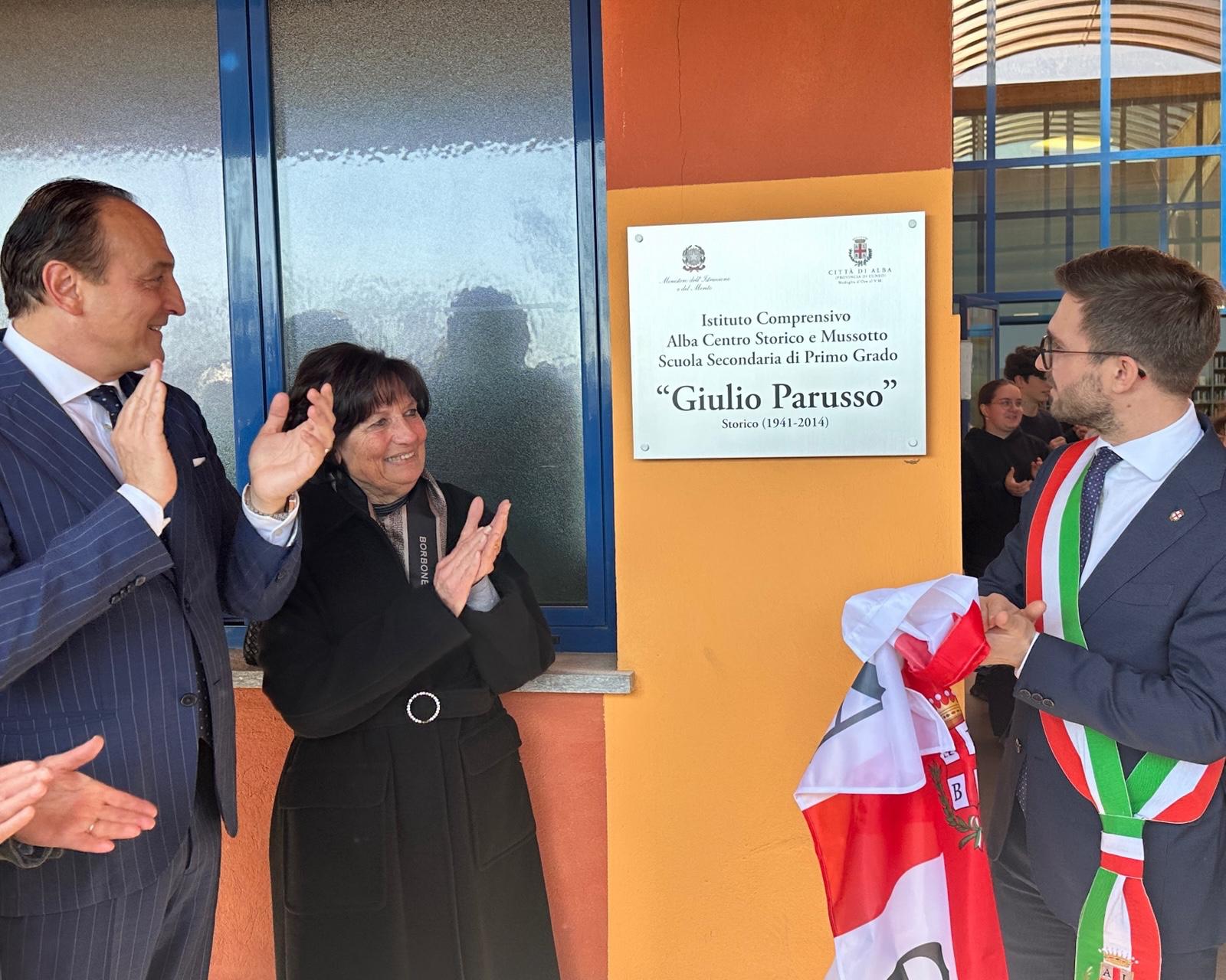 Intitolazione della scuola media del Mussotto a 